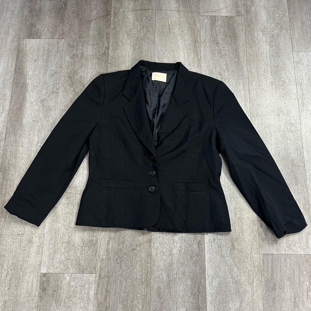 Black Pendleton Blazer Jacket